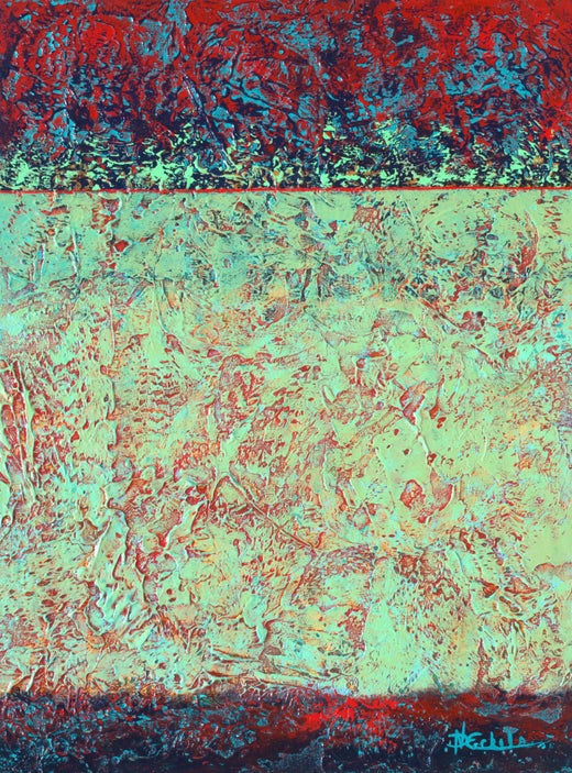 Nancy Eckels Red Line By Nancy Eckels Large Abstract Painting