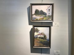 Before Sunrise, Maine, Nancy Franke Framed Oil on Linen Landscape Painting