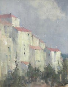 Softly Provencal, Medium Vertical Impressionist Provence Painting