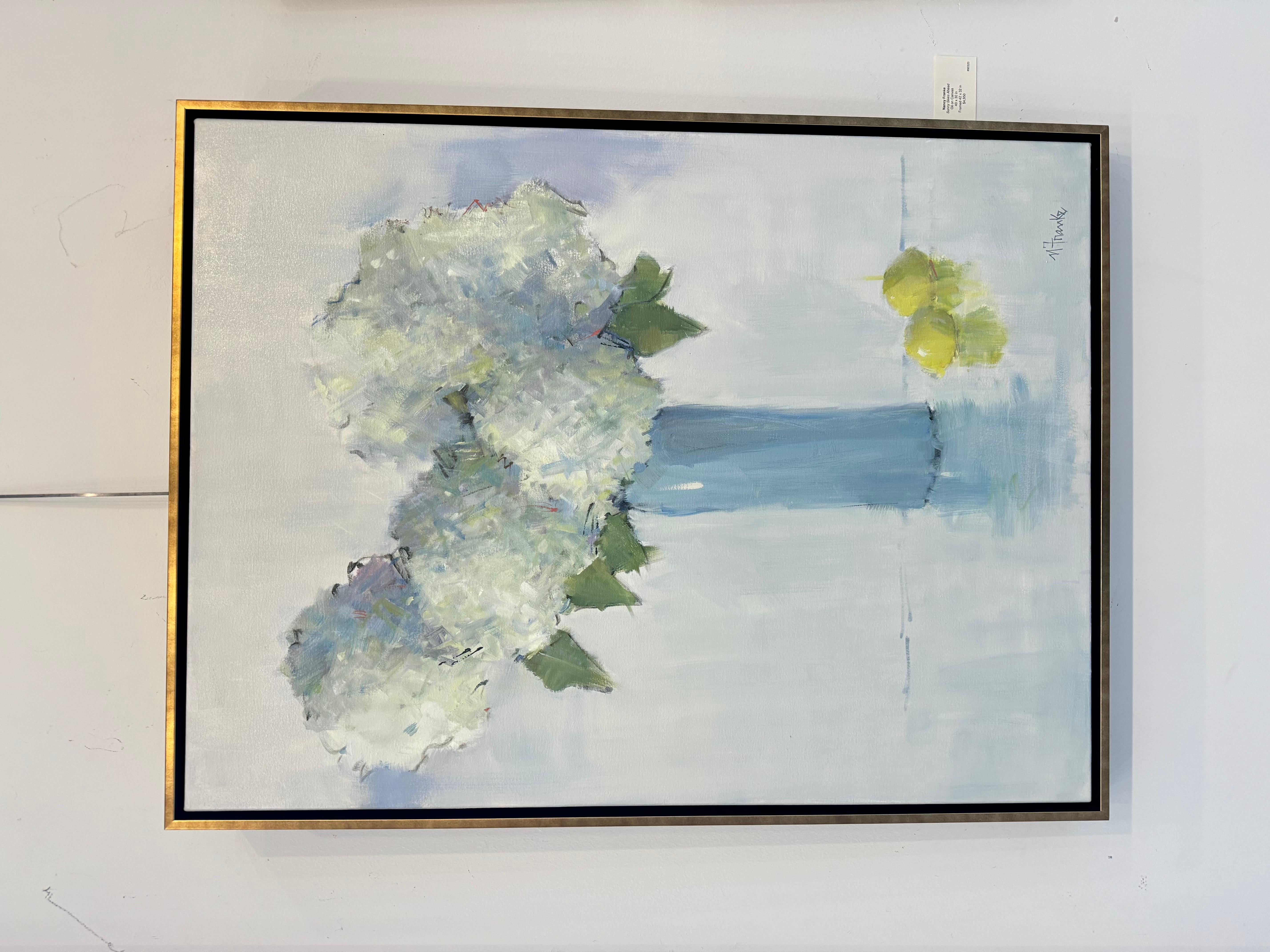 Sunny Skies Ahead von Nancy Franke, impressionistisches florales Ölgemälde auf Leinwand, Sunny Skies Ahead im Angebot 1