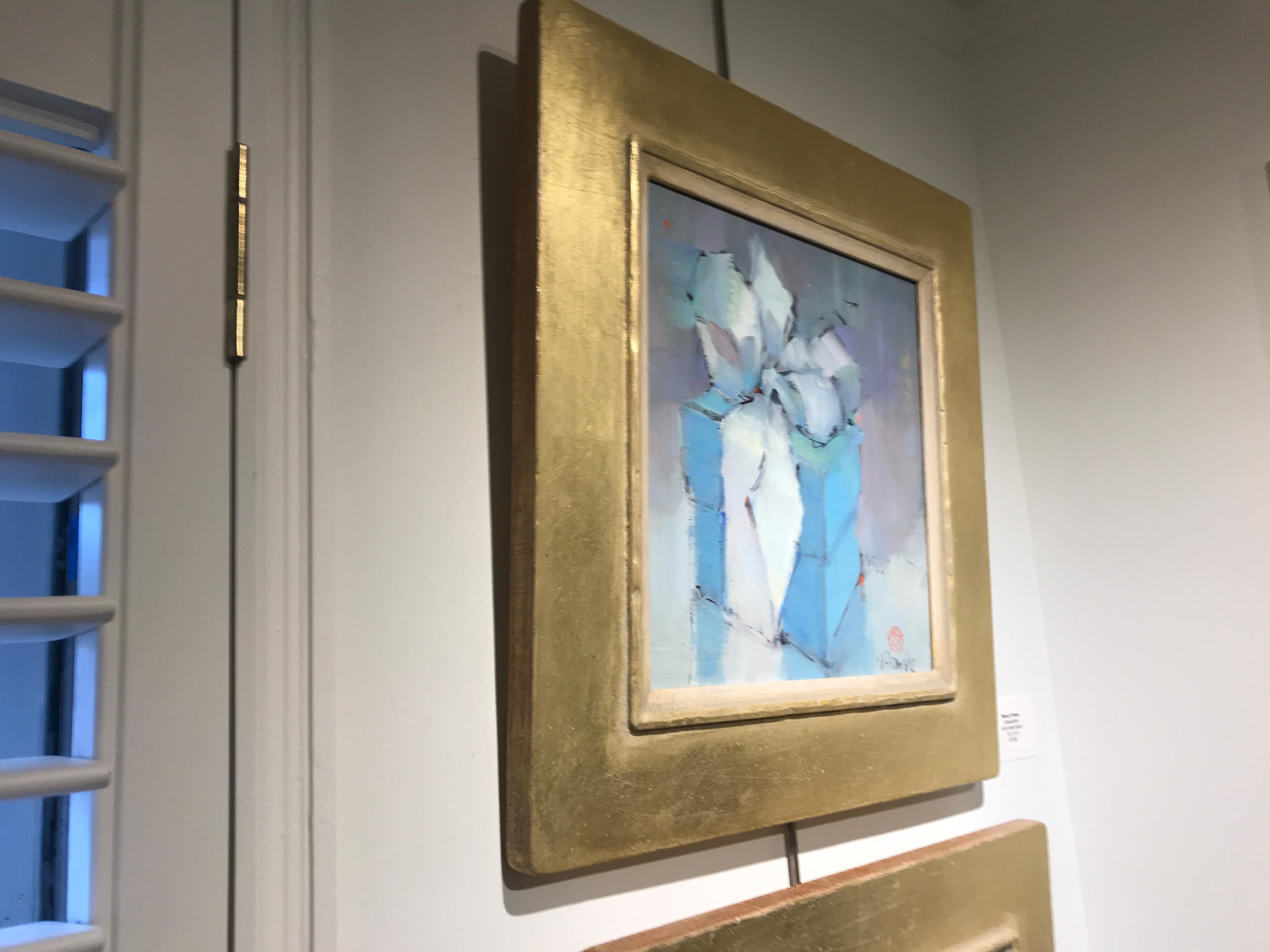 Unexpected by Nancy Franke, Impressionist Still-Life in Handmade Gilt Framed  4