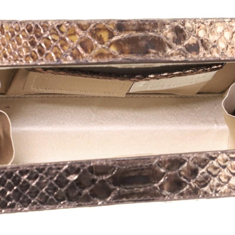 Nancy Gonzalez Box Clutch Crocodile Small In Good Condition In NY, NY