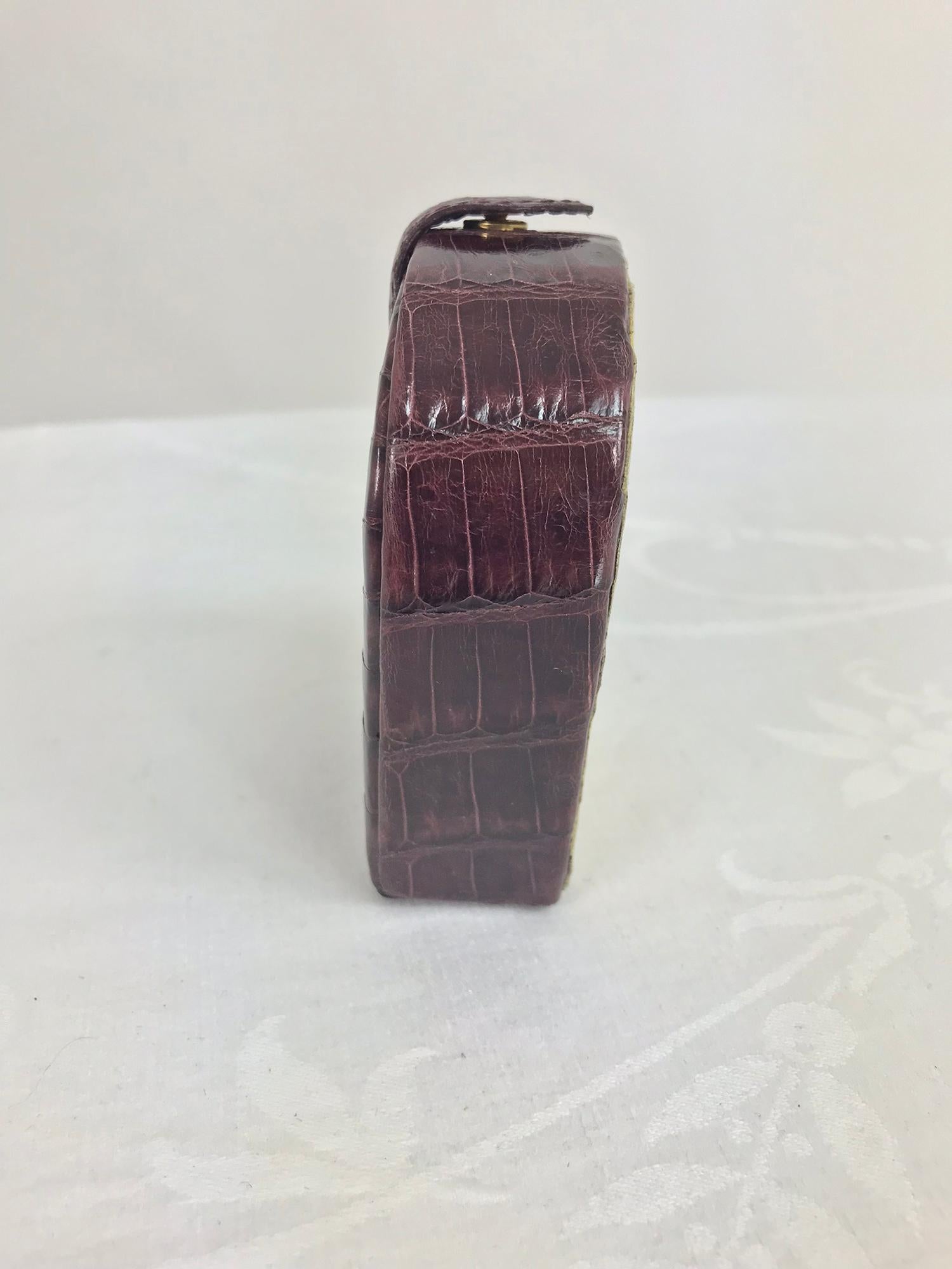 burgundy ring box