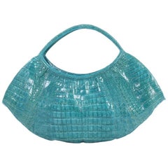 Nancy Gonzalez Crescent Shoulder Bag Crocodile Large