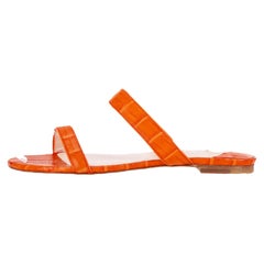 Nancy Gonzalez Sandales en peau de crocodile