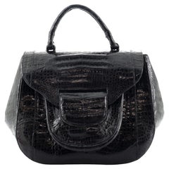 Nancy Gonzalez Flap Pocket Bag Crocodile Medium
