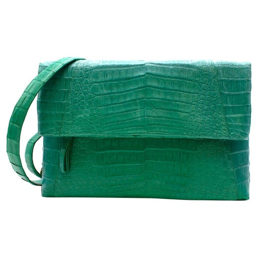 Nancy Gonzalez Top Handle Crocodile Bag For Sale at 1stDibs