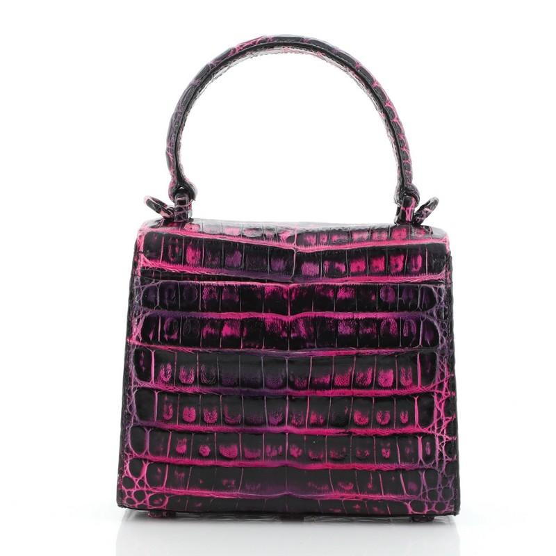 Nancy Gonzalez Lily Top Handle Bag Crocodile Mini In Good Condition In NY, NY