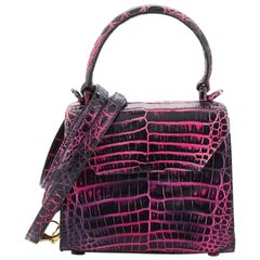 Nancy Gonzalez Lily Top Handle Bag Crocodile Mini