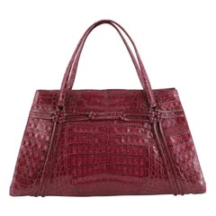 Nancy Gonzalez Shoulder Bag Crocodile East West