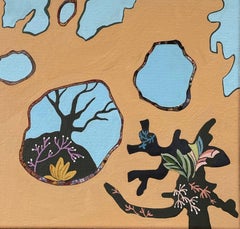 The View Through #2, peinture, acrylique sur toile