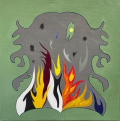 The View Through #3, Painting, Acrylic on Canvas