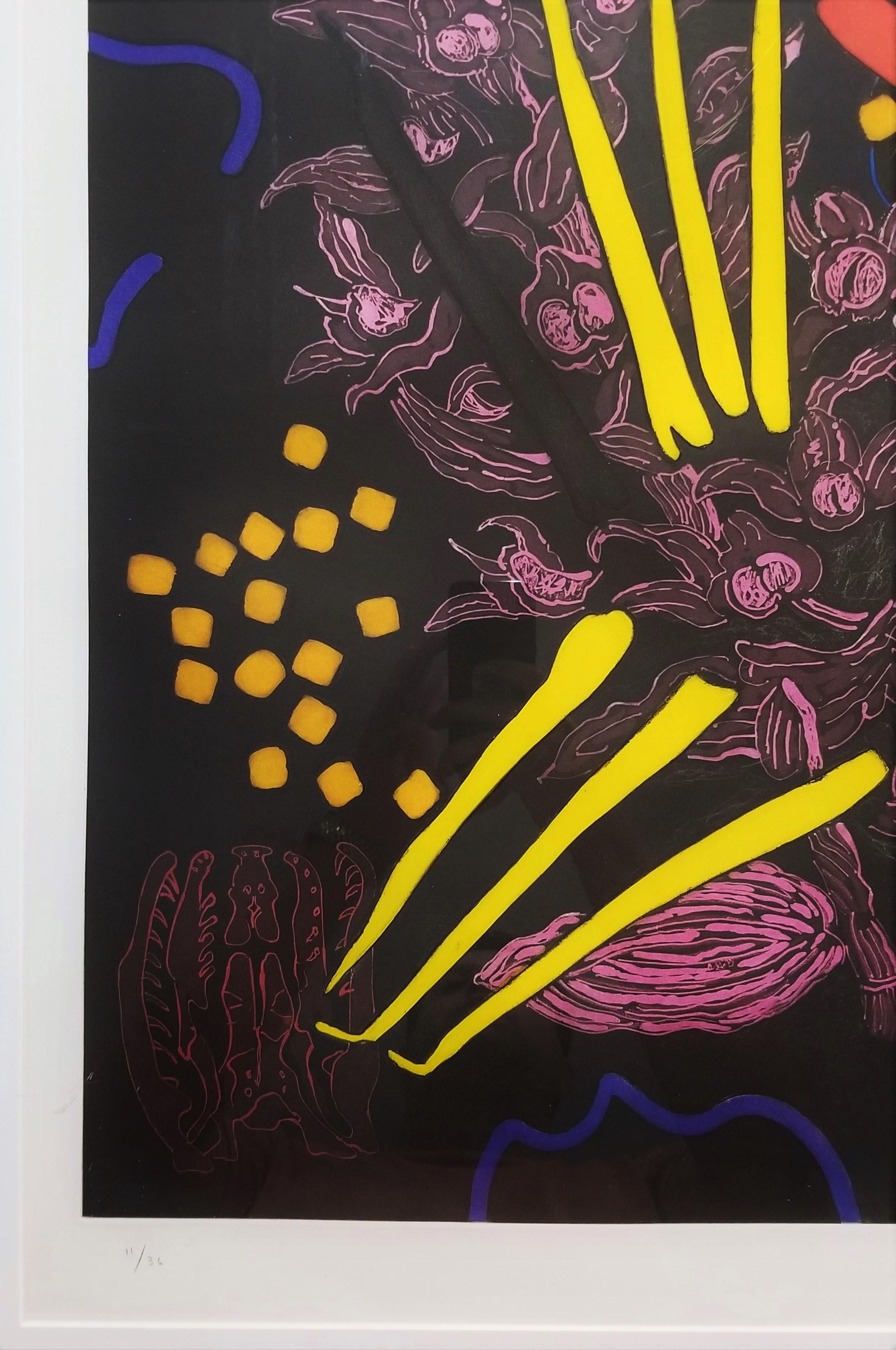 Neferchidea /// Expressionniste géométrique abstraite Nancy Graves, artiste féminine  en vente 11