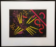 Neferchidea /// Abstract Geometric Expressionist Nancy Graves Female Artist