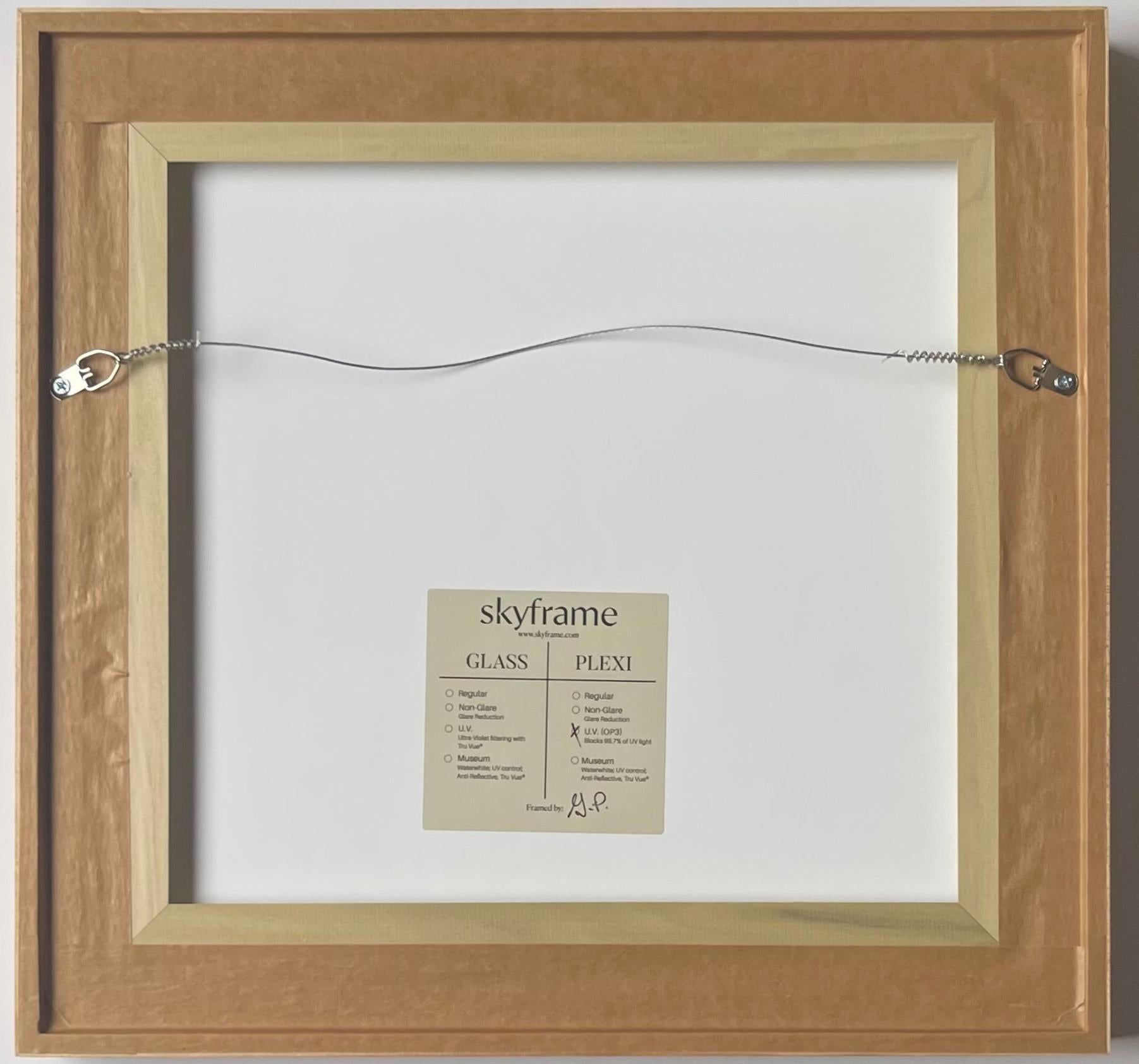 Original Graham Gallery poster, hand signed by sculptor Nancy Graves, Framed For Sale 5