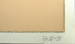 To Be Little Consciousness - Original Aquatint by Nancy Graves - 1991