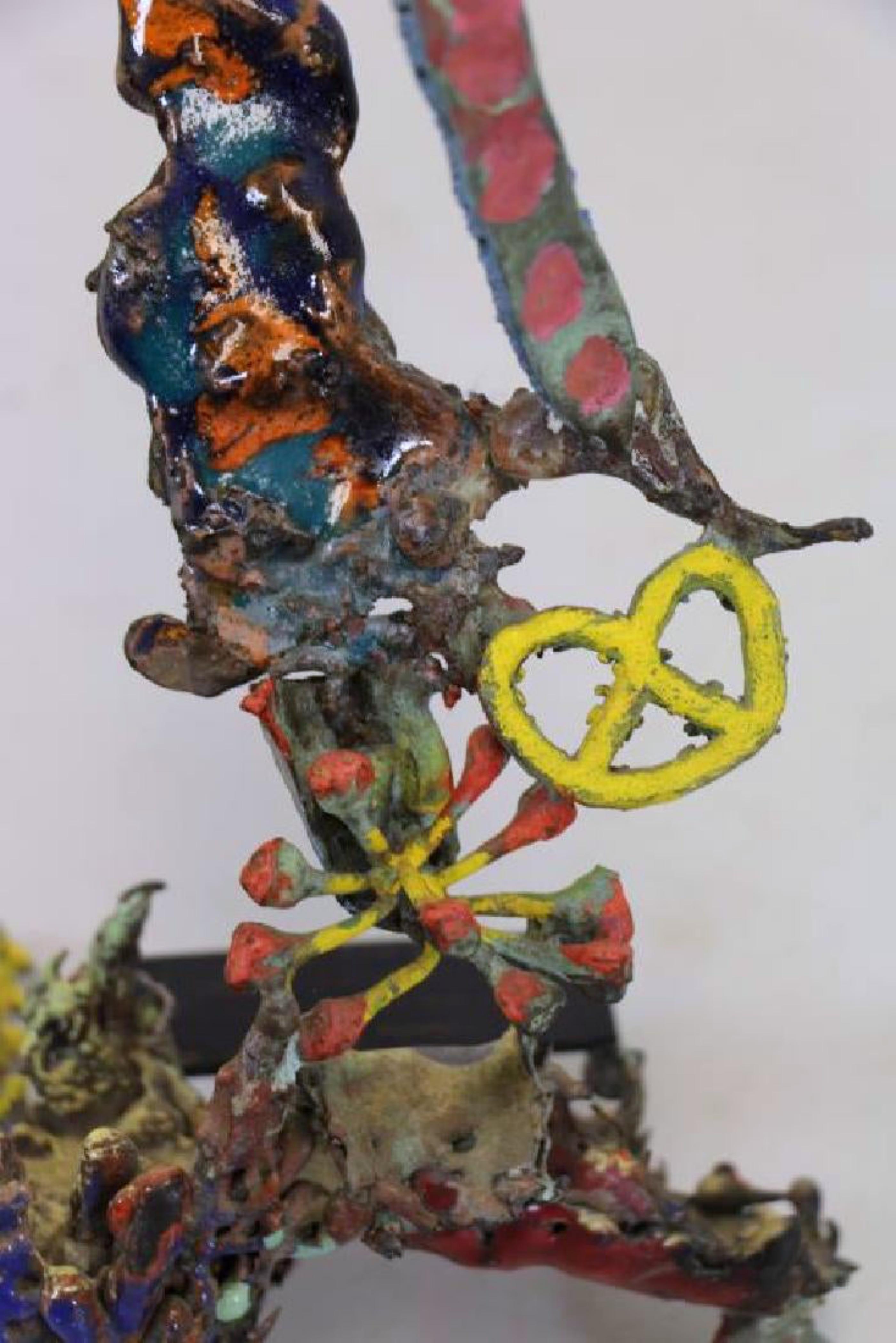 Famed Bildhauer Nancy Graves einzigartige signierte patinierte Bronze-Skulptur NY Award im Angebot 2