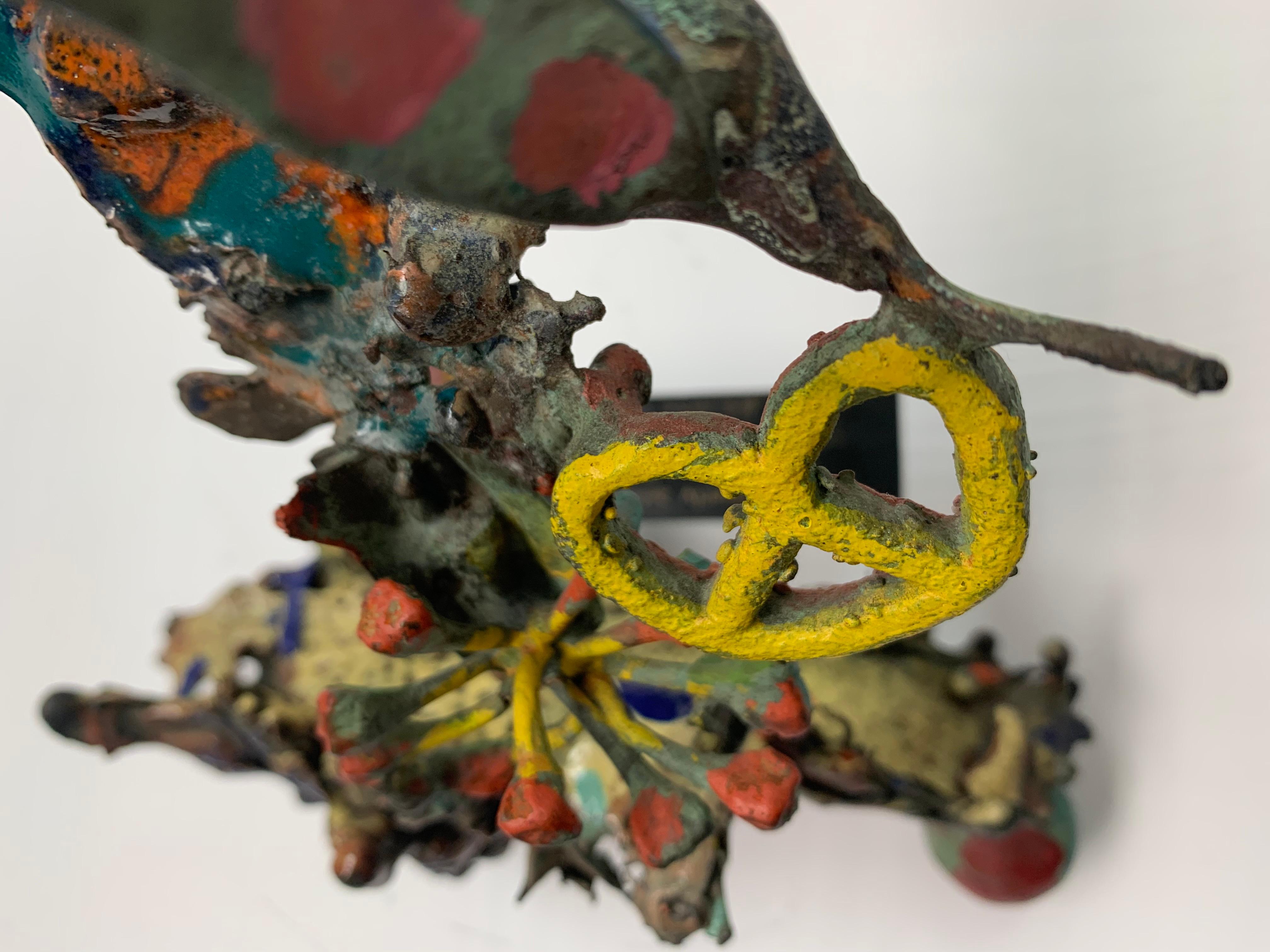 Famed Bildhauer Nancy Graves einzigartige signierte patinierte Bronze-Skulptur NY Award im Angebot 7