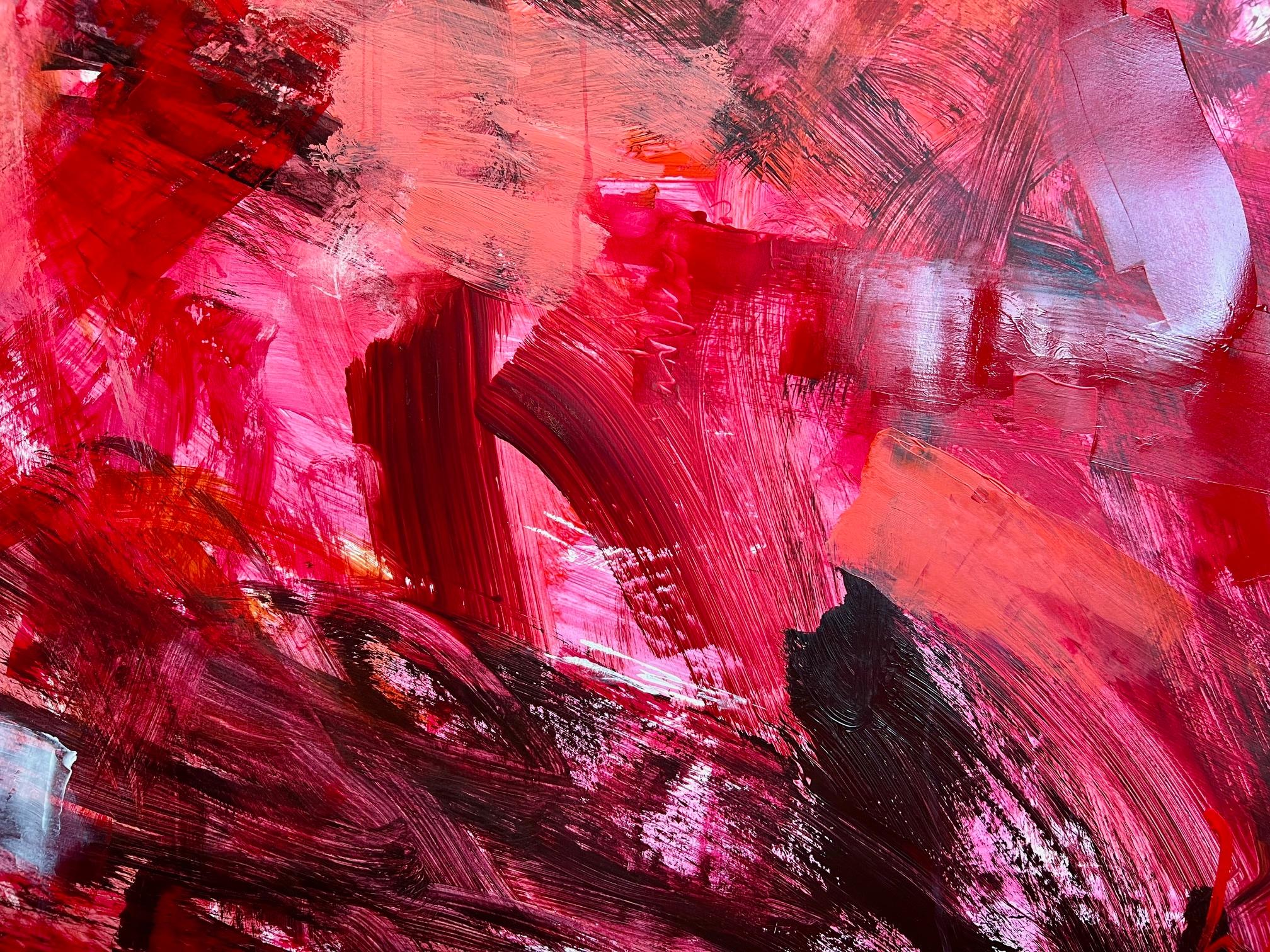 Processo primario Rosso #2 - Painting di Nancy Hillis