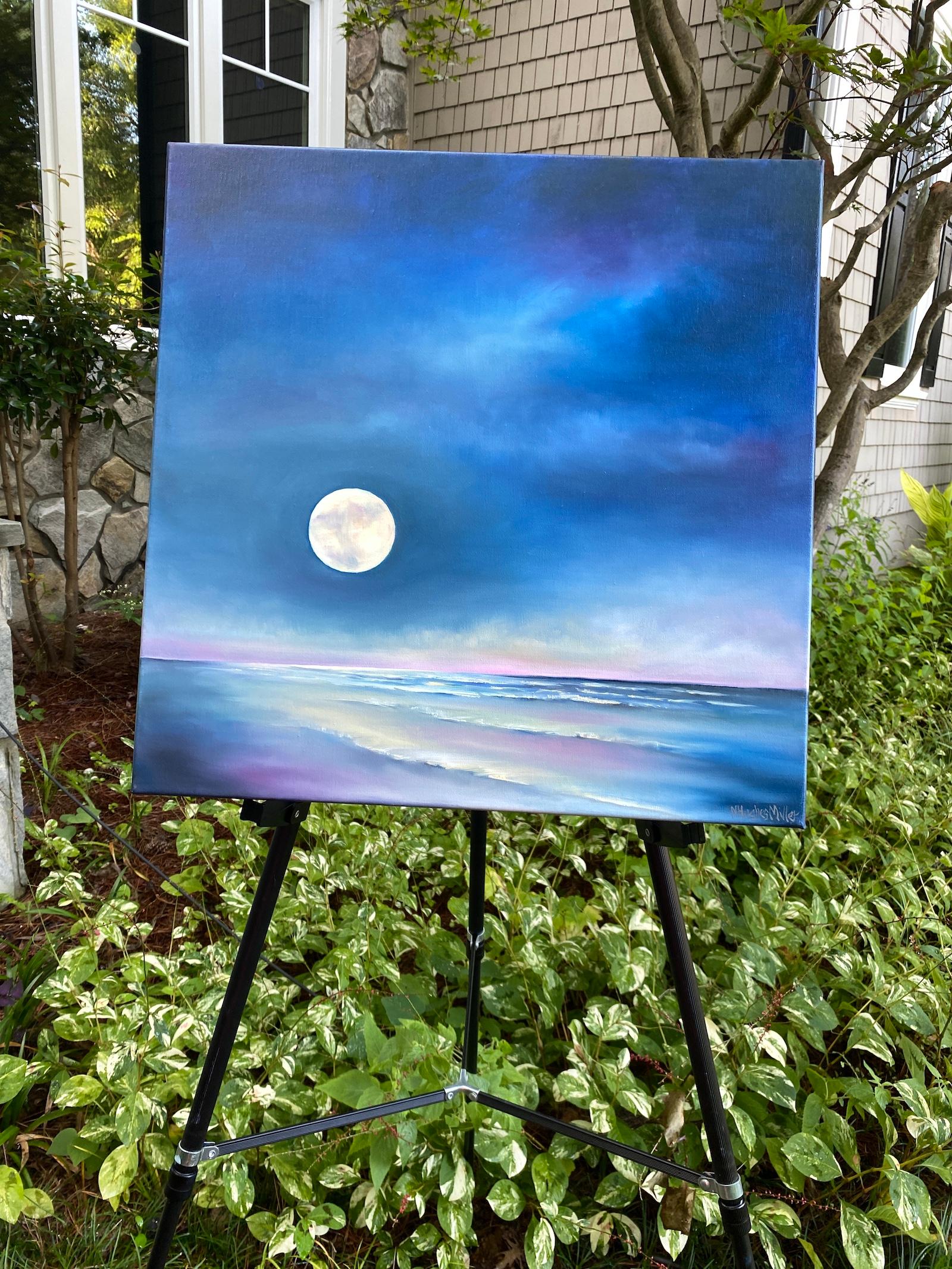 moon rise painting