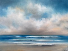 Quiet Surf Clouds, Oil Painting