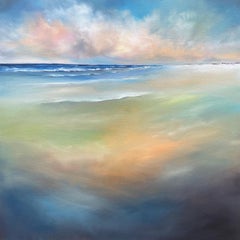 Sand Sea Sky, Oil Painting