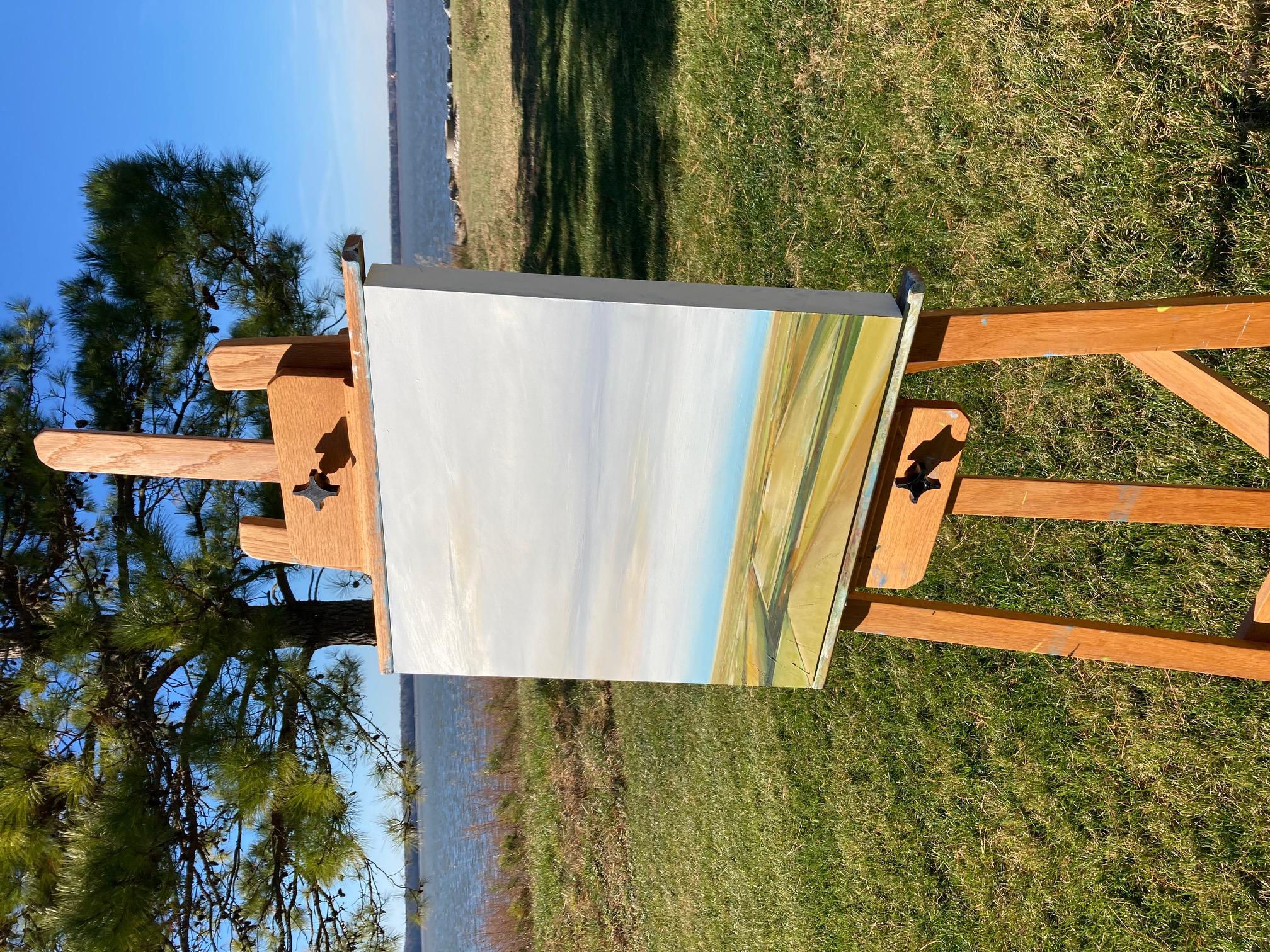 <p>Artist Comments<br>Inspired by Virginia's scenic views, artist Nancy Jadatz presents a warm endless landscape under light and cloudy sky. 