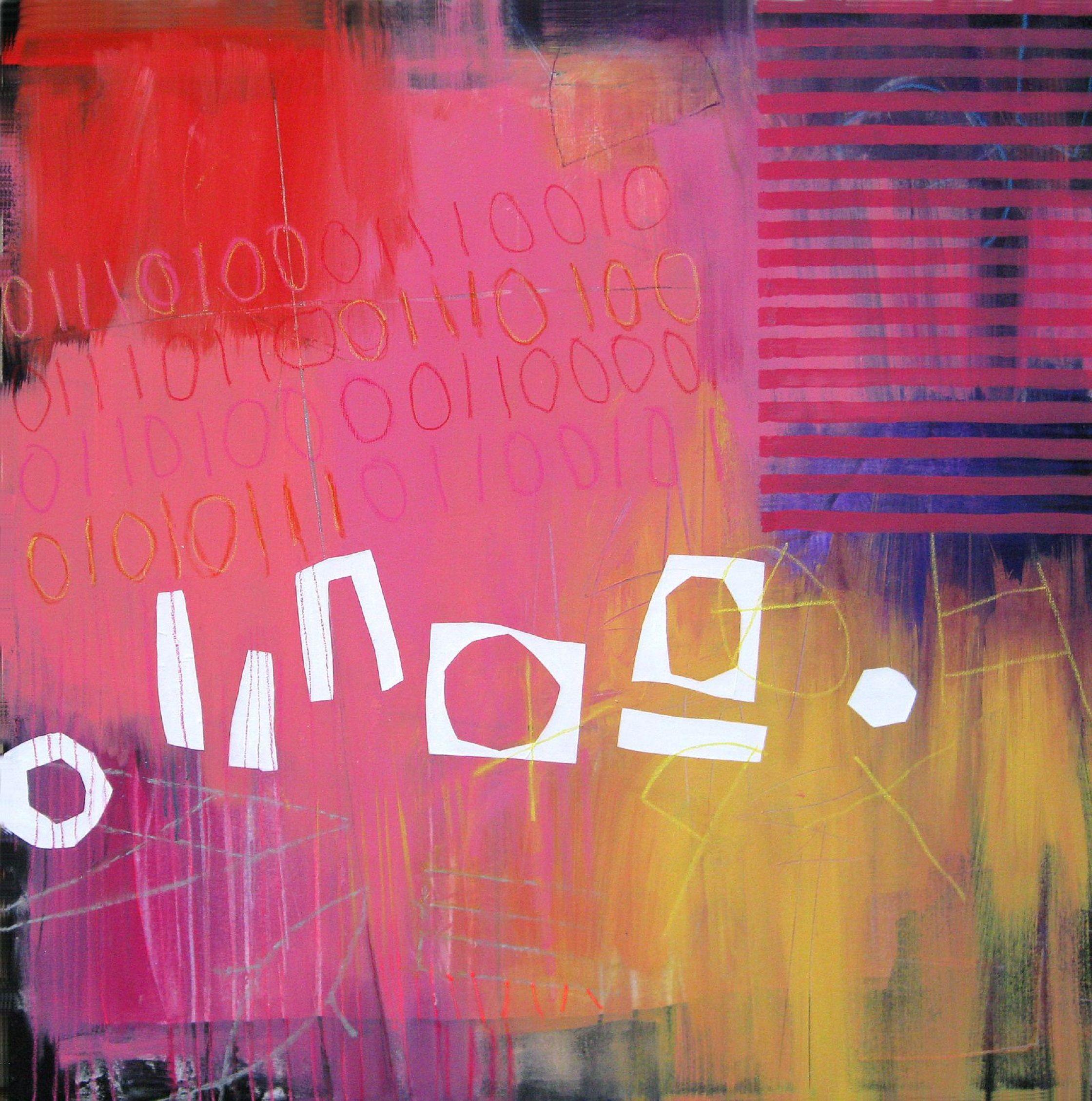 Abstract Painting de Nancy Kramp - Verdad Antigua, Pintura, Acrílico sobre lienzo