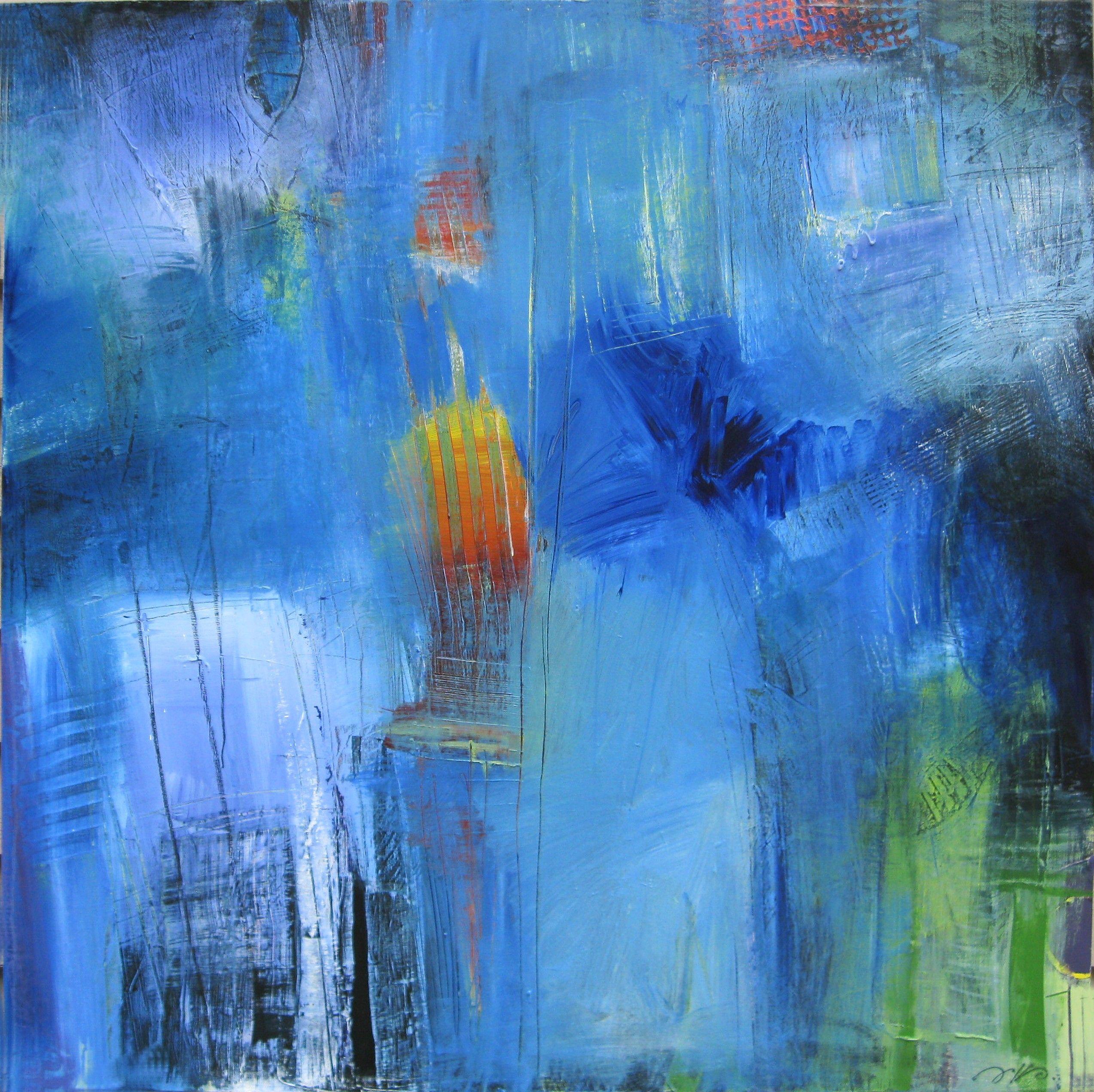 Nancy Kramp Abstract Painting - Free at Last, Painting, Acrylic on Canvas