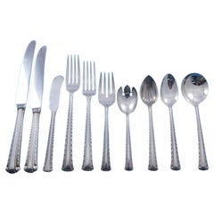 Nancy Lee by Reed and Barton Sterling Silver Flatware Set Service 131 pcs Dinner