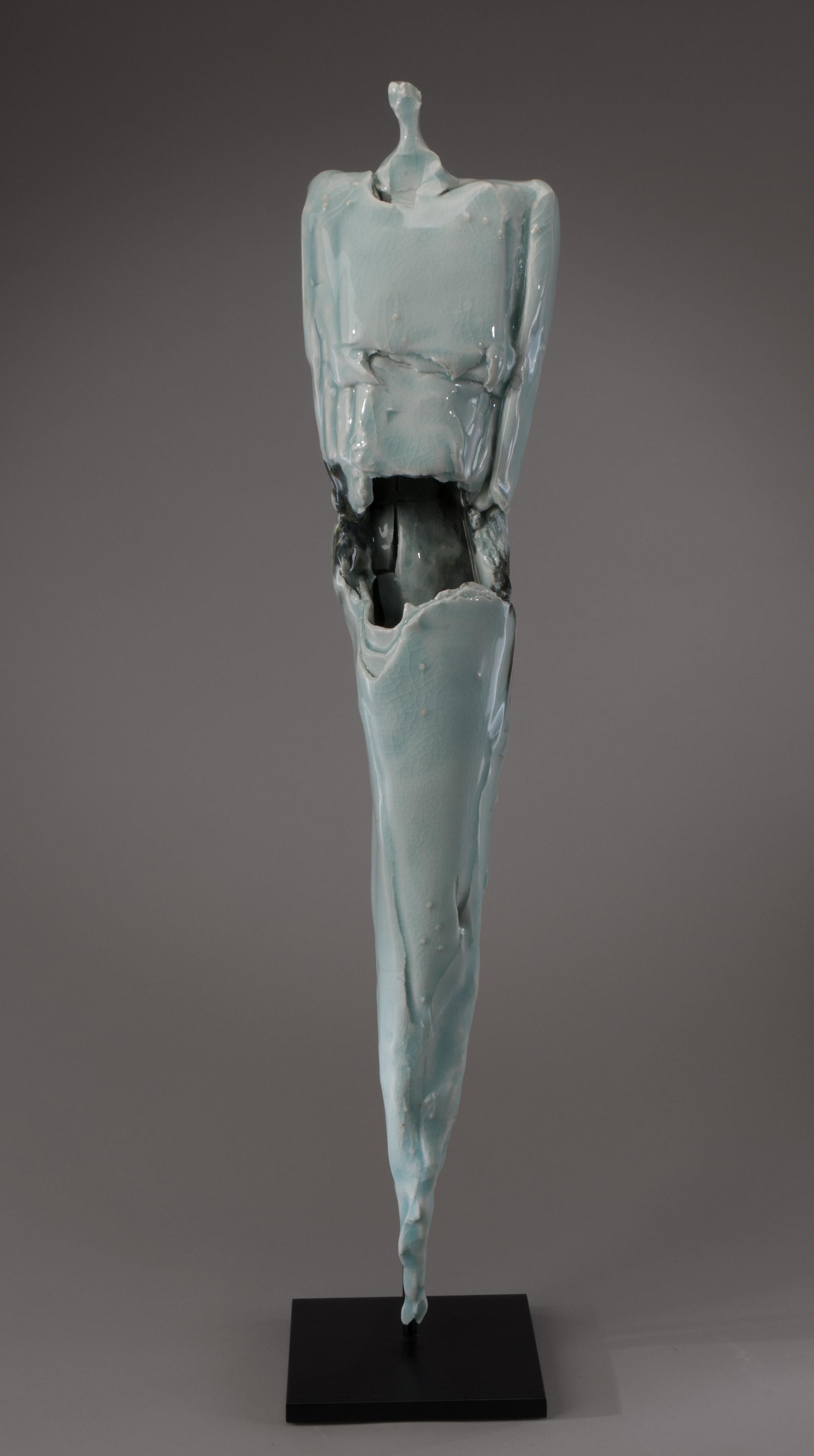 Nancy Legge Figurative Sculpture - Nilda (Norse-Fierce Battle Maiden)