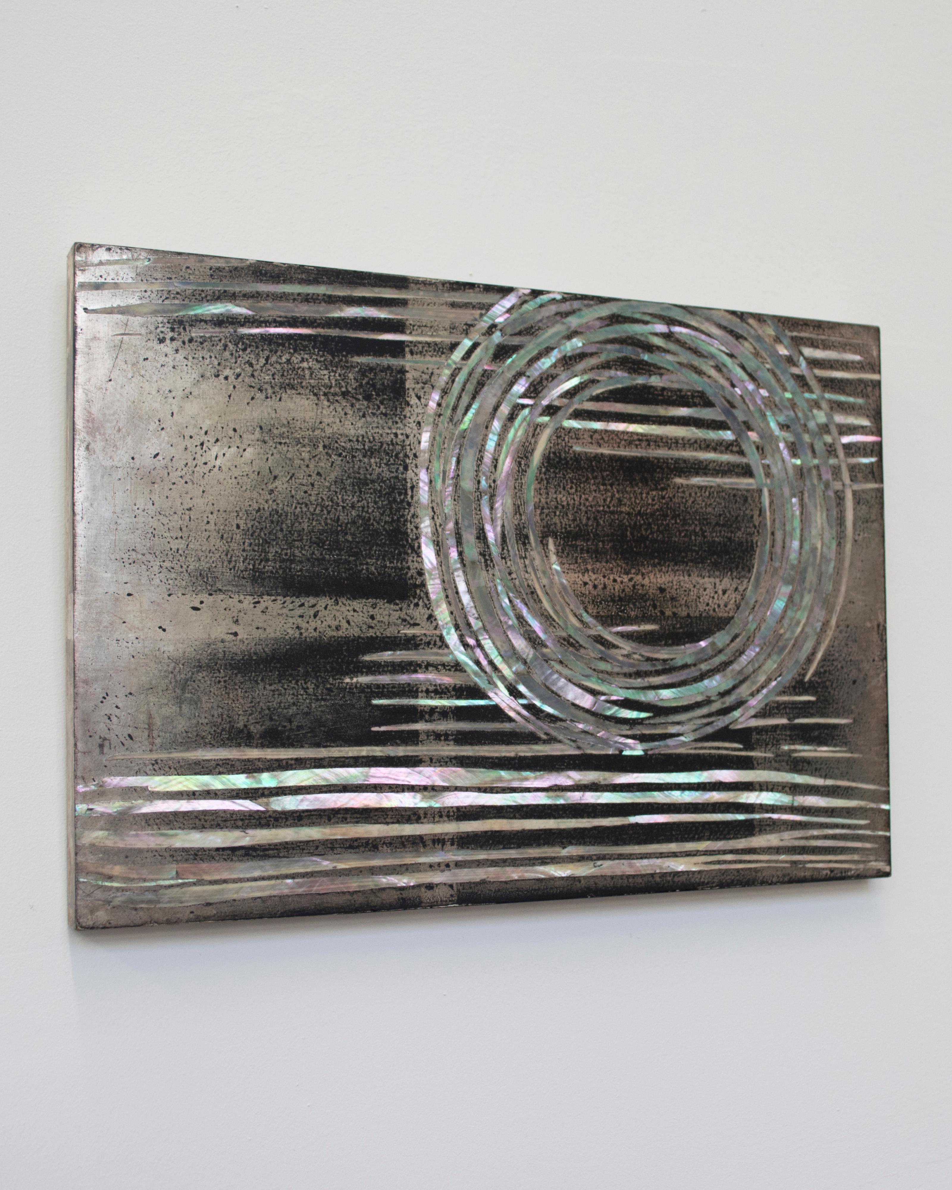 Moon Study - Painting by Nancy Lorenz