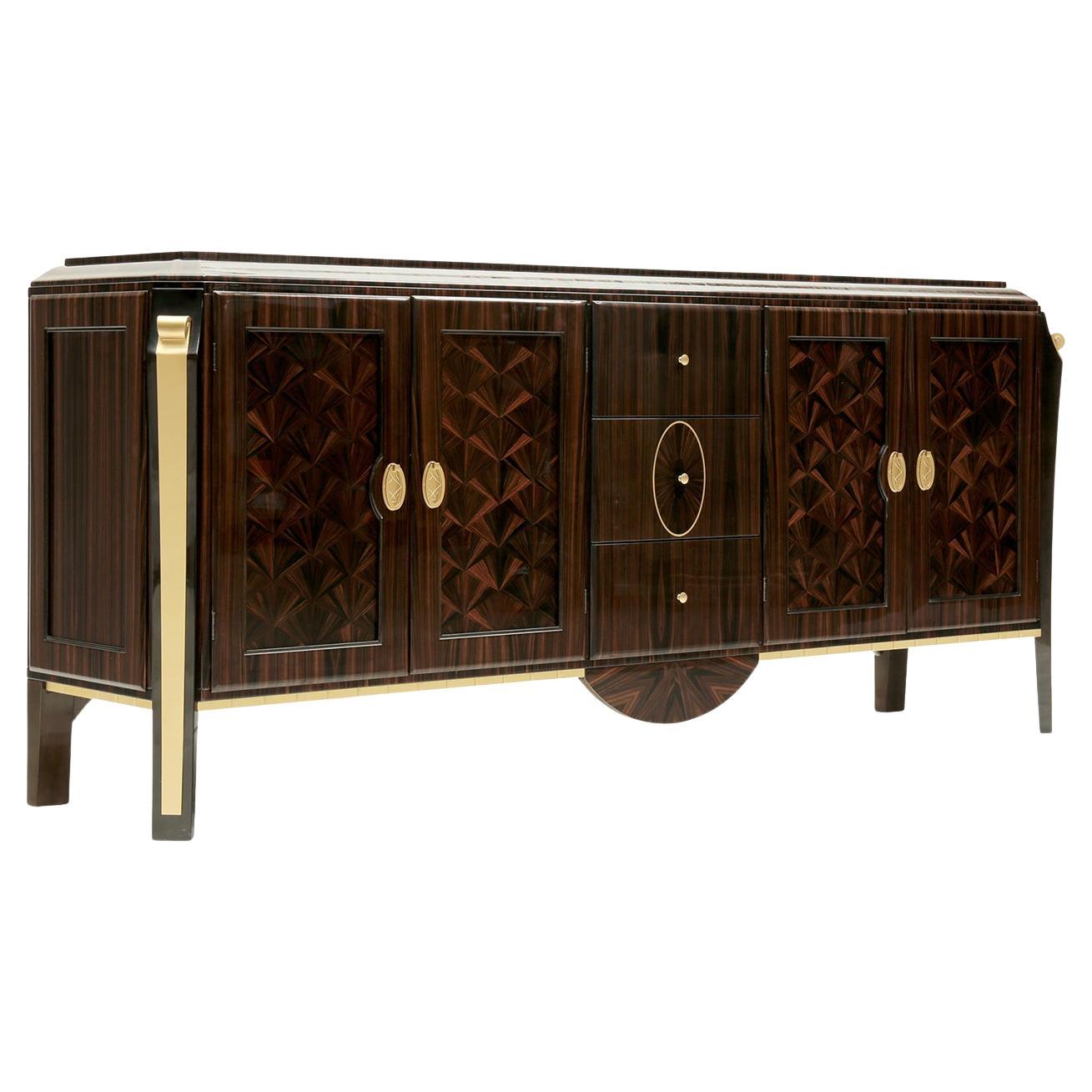 Nancy Medium Macassar Ebony Sideboard For Sale