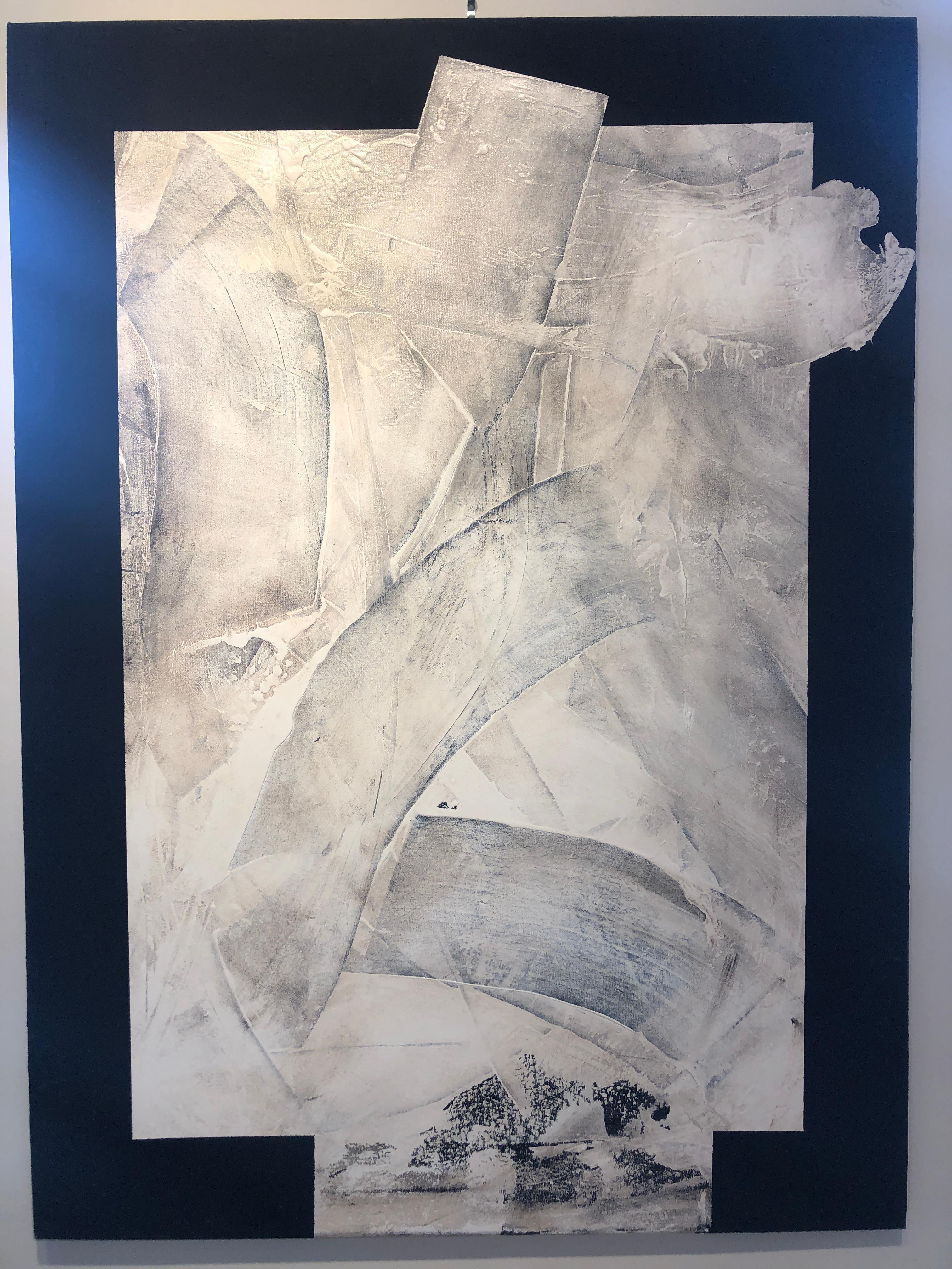 Breaking Out: Abstract Contemporary Acrylic Painting For Sale 1