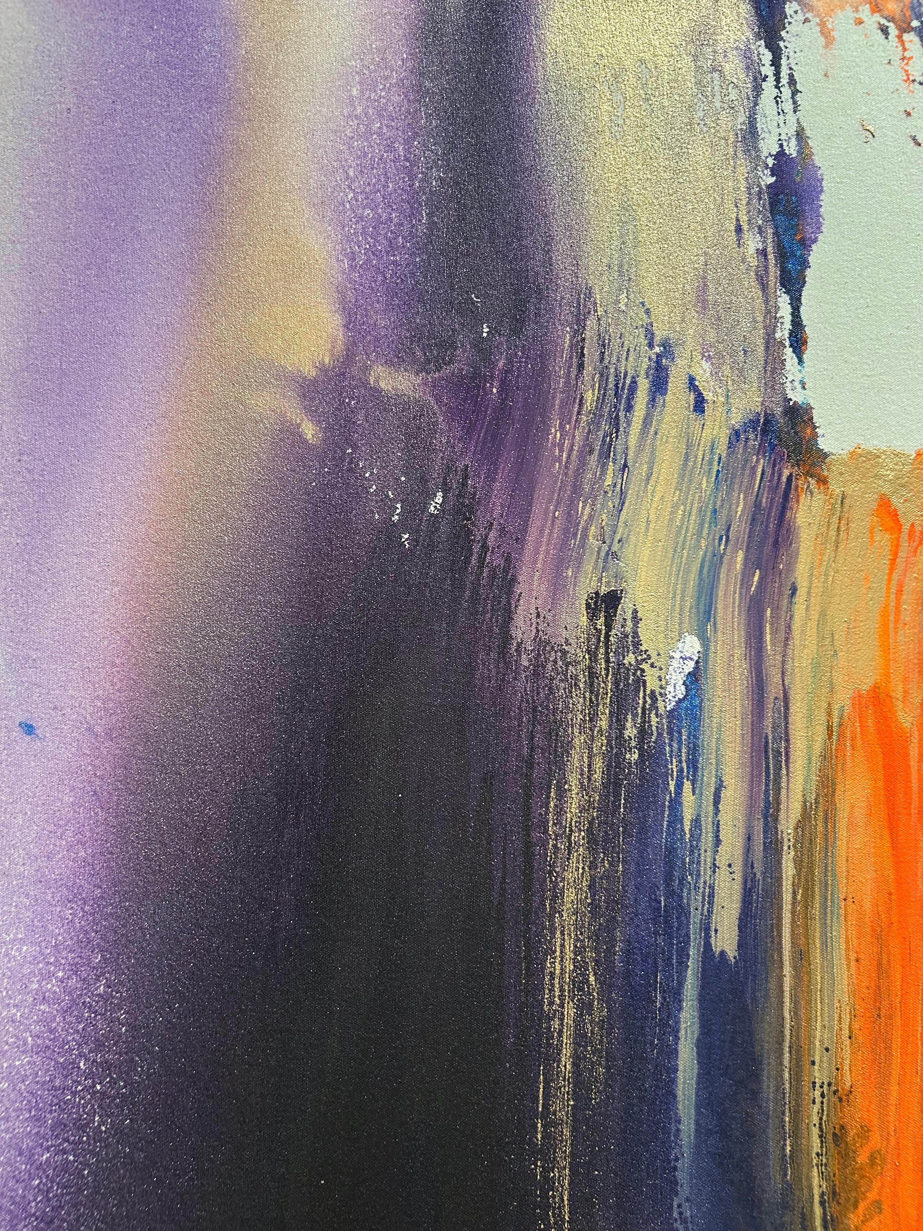 Pittura colorata dell'espressionismo astratto - Painting Espressionismo astratto di Nancy Pantirer
