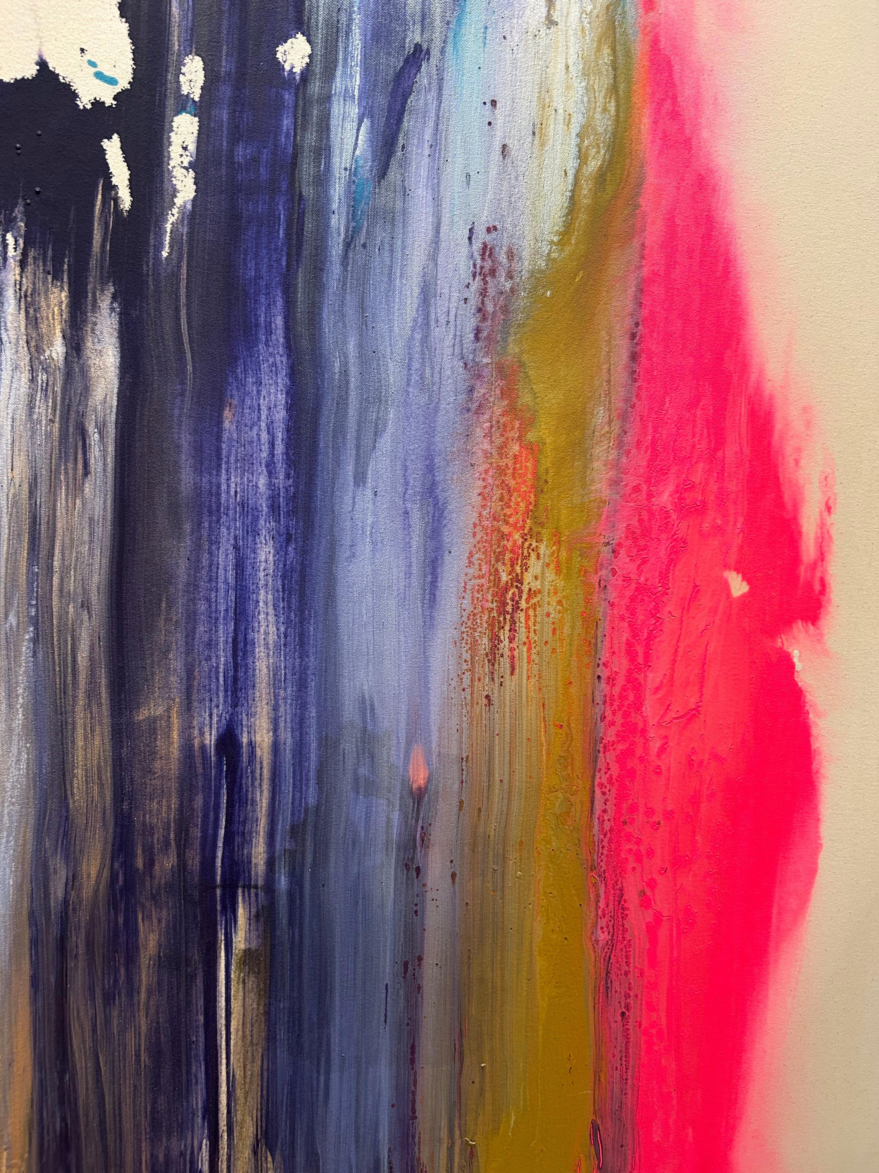 Pittura colorata dell'espressionismo astratto in vendita 1
