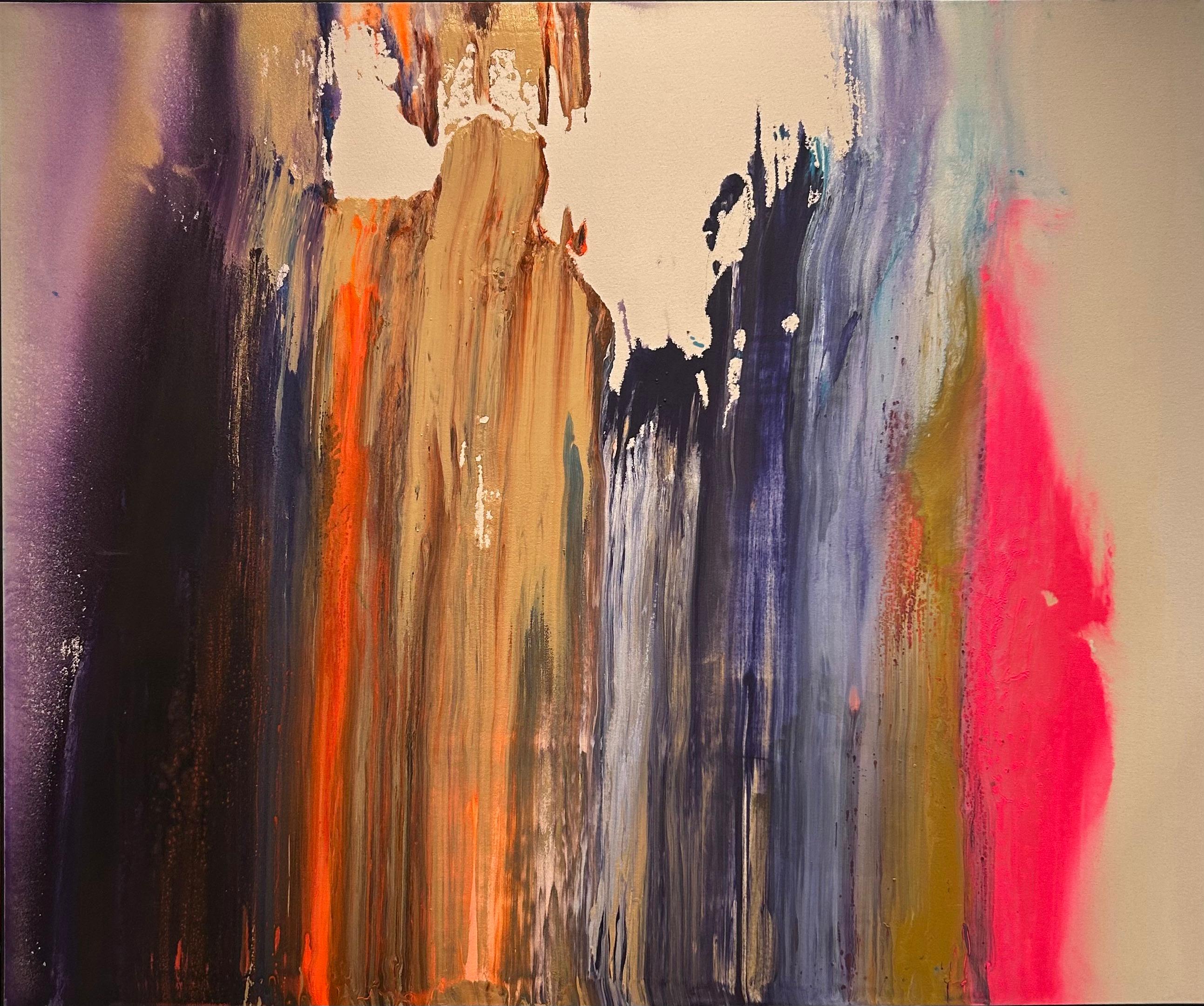 Pittura colorata dell'espressionismo astratto