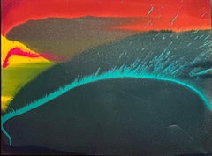 Contemporary Abstract Micaceous Iron Oxide Painting