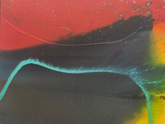 Contemporary Landscape Abstract Micaceous Iron Oxide Painting
