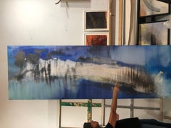 Infinity, ethereal abstract contemporary acrylic contemporary painting.