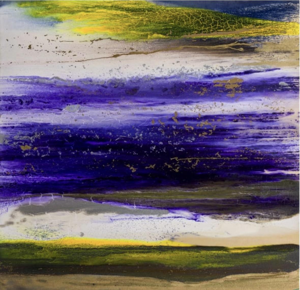 Abstract Painting di Nancy Pantirer - Luminoso: Pittura astratta contemporanea