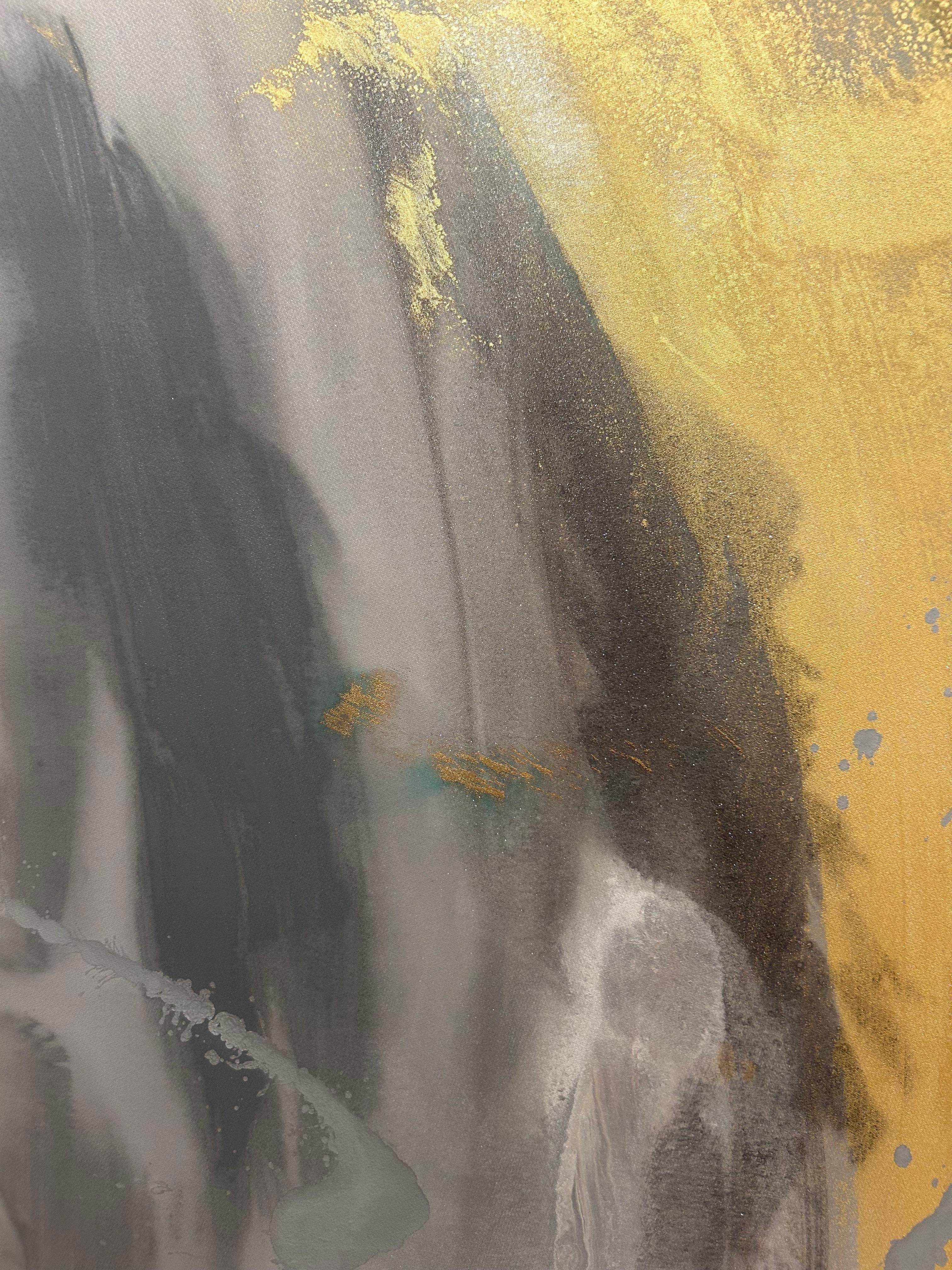 Washing Immersing, 2014:Contemporary Abstract Acrylic Painting im Angebot 1