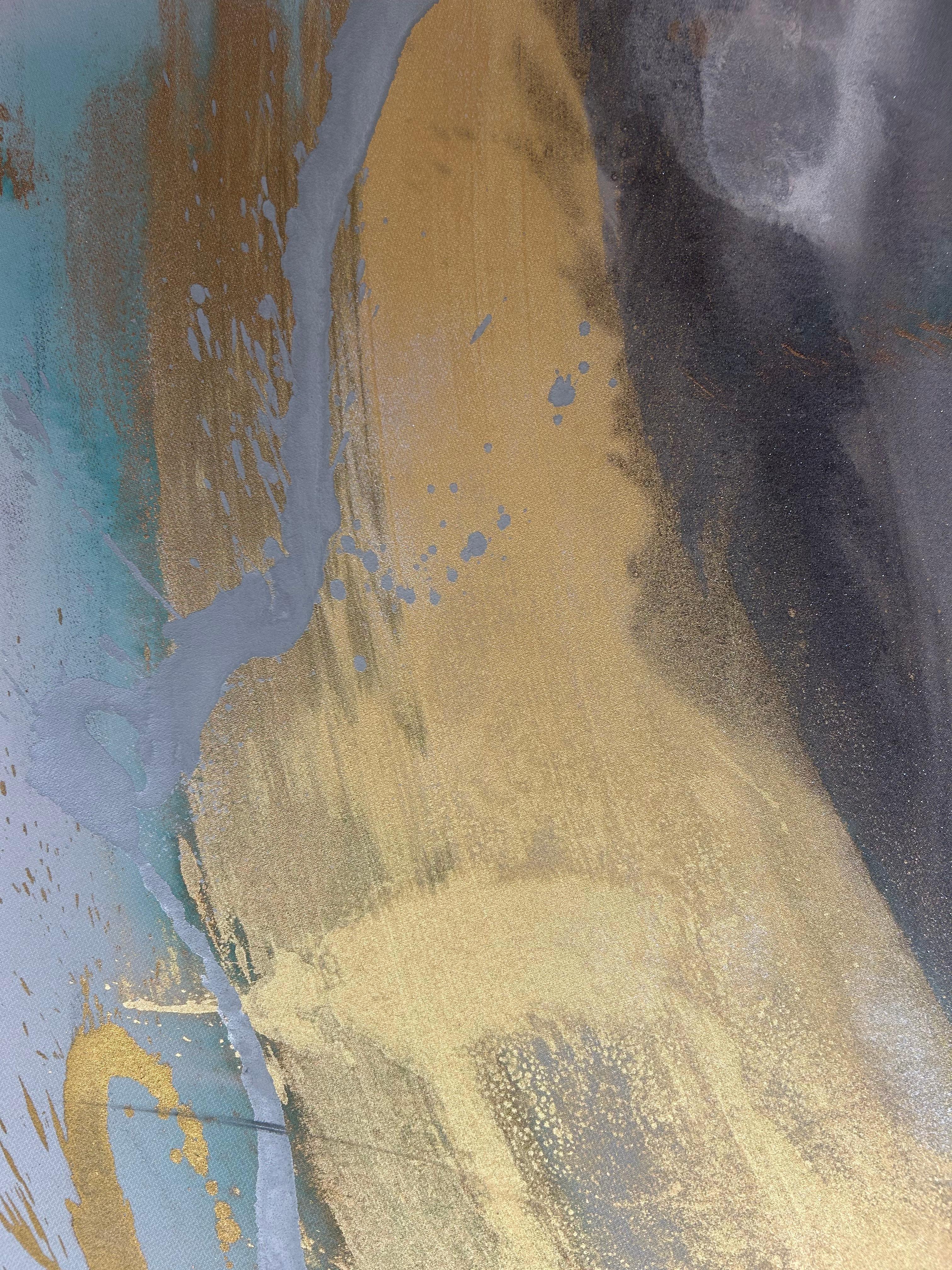 Washing Immersing, 2014:Contemporary Abstract Acrylic Painting im Angebot 3