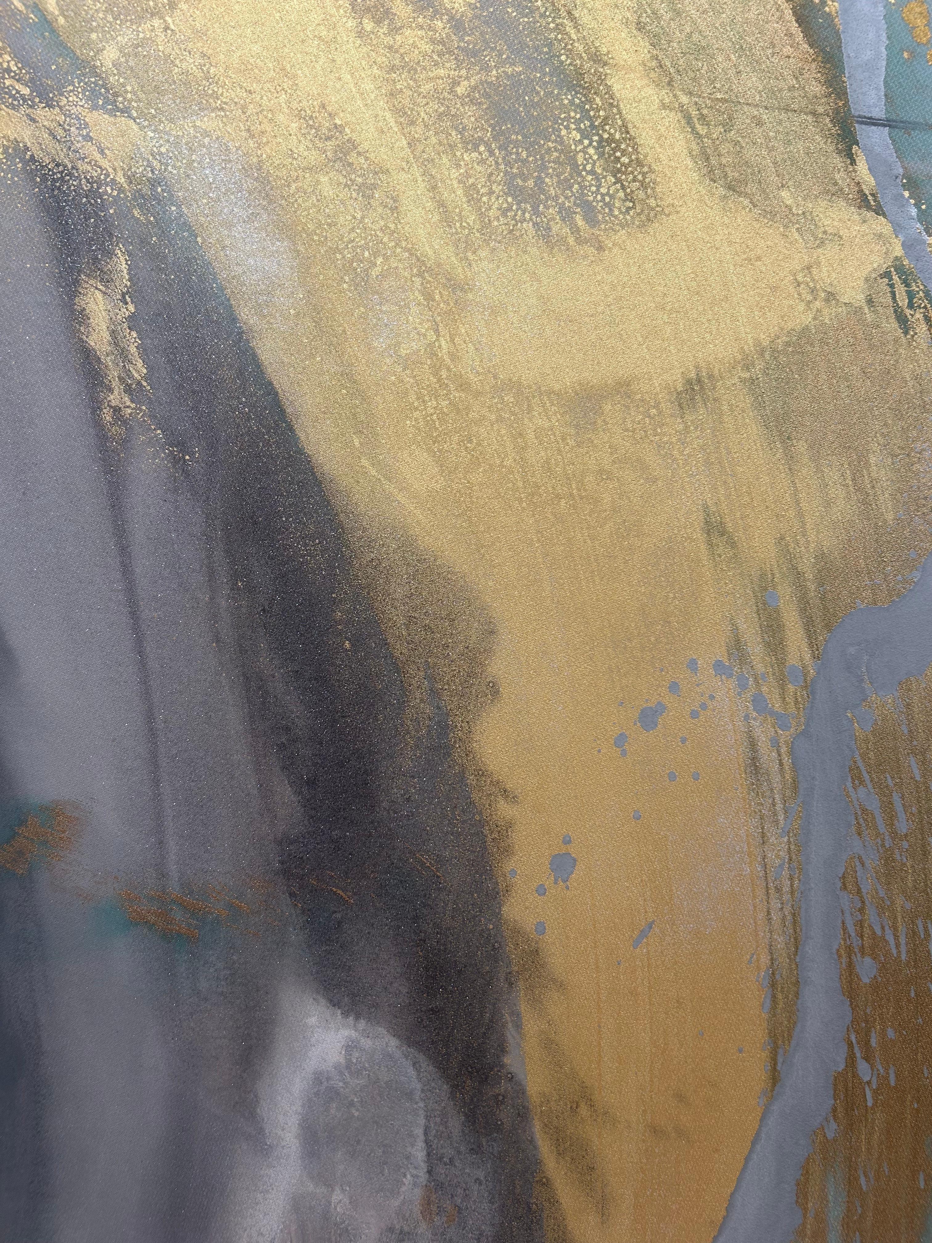 Washing Immersing, 2014:Contemporary Abstract Acrylic Painting im Angebot 4
