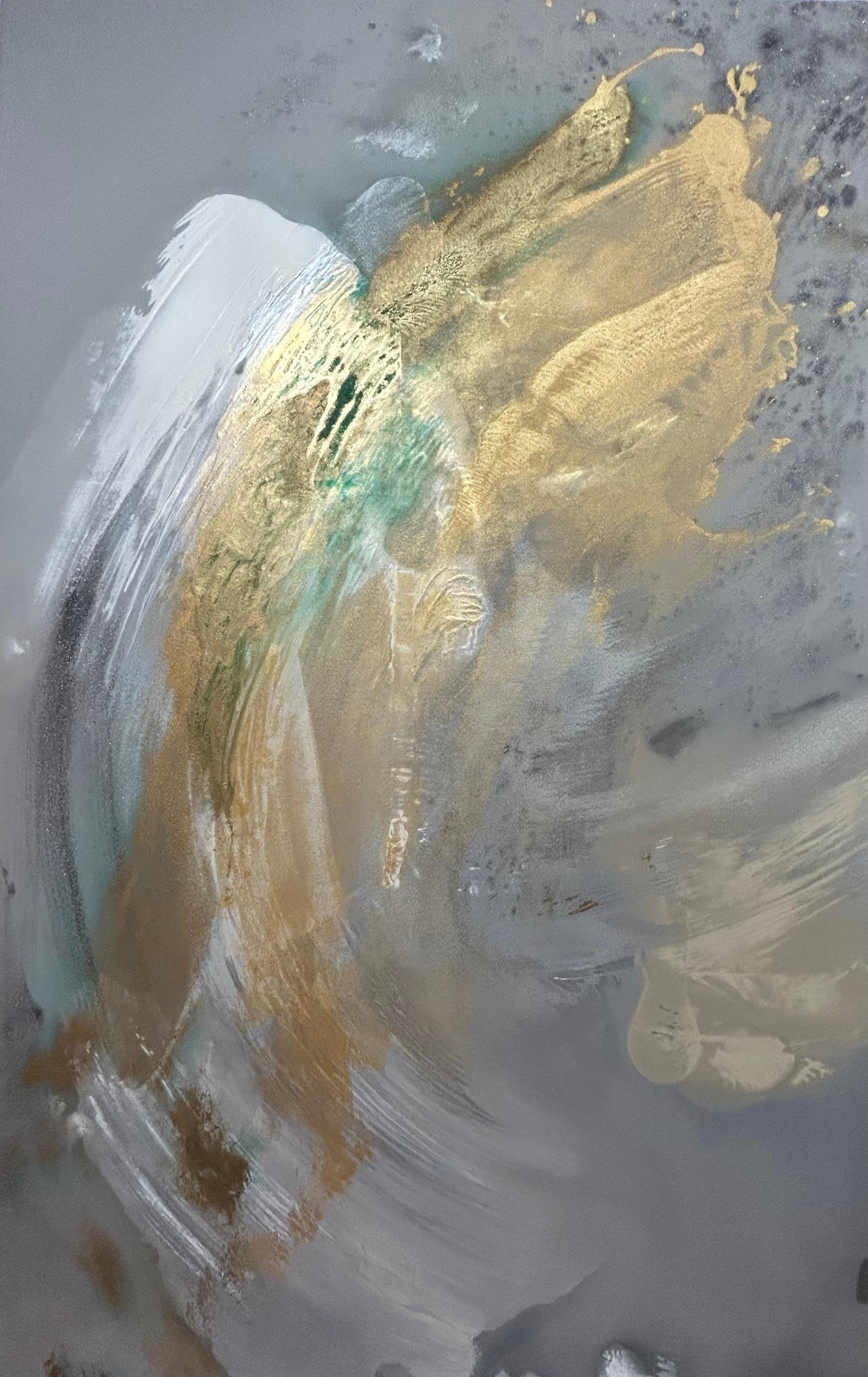 Waschen Eintauchen: Contemporary Abstract Acrylic Painting
