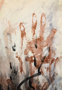 Pittura a tecnica mista Donna del Minnesota Artista Figurativa Astratta