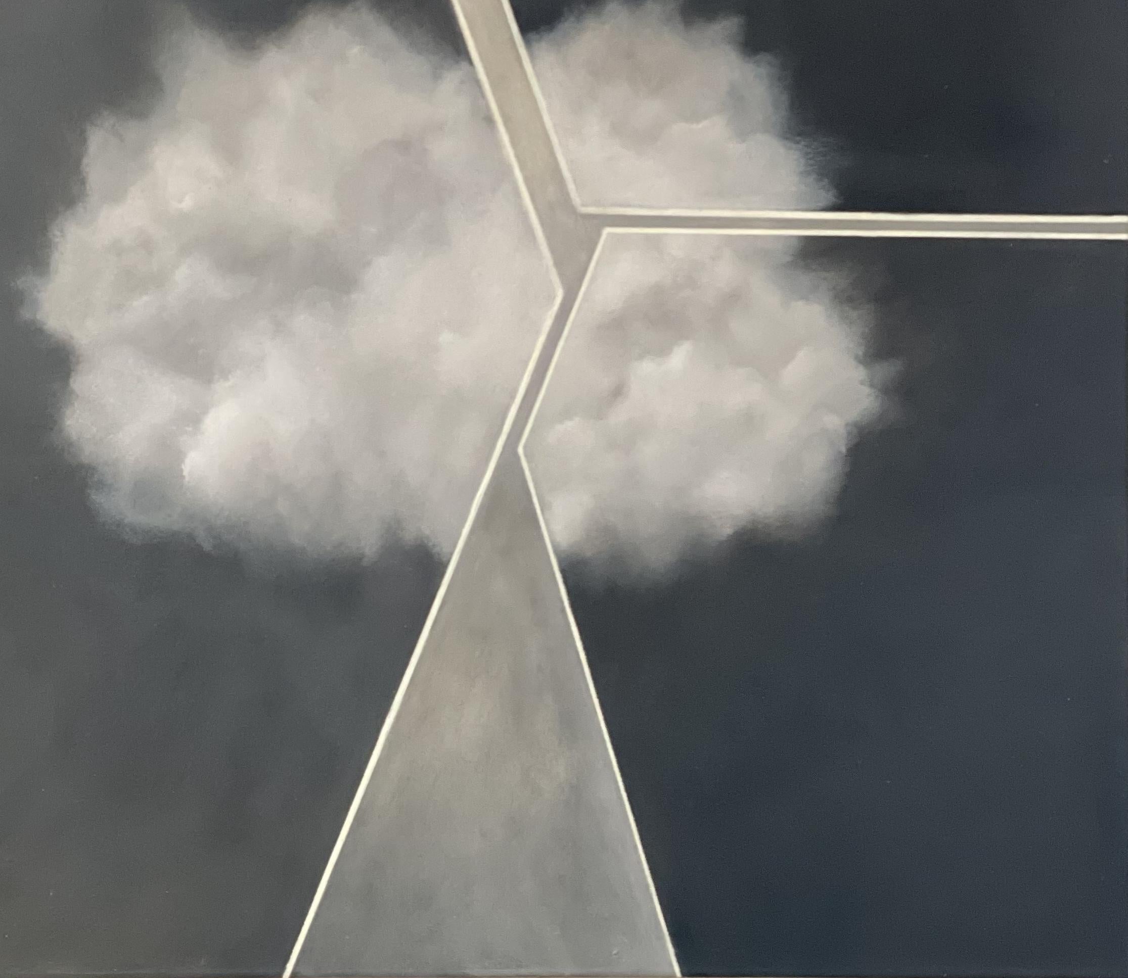“Broken Cloud”
Mixed media on canvas  Atmosphere  Mexican Artist  Bound by Rules 20