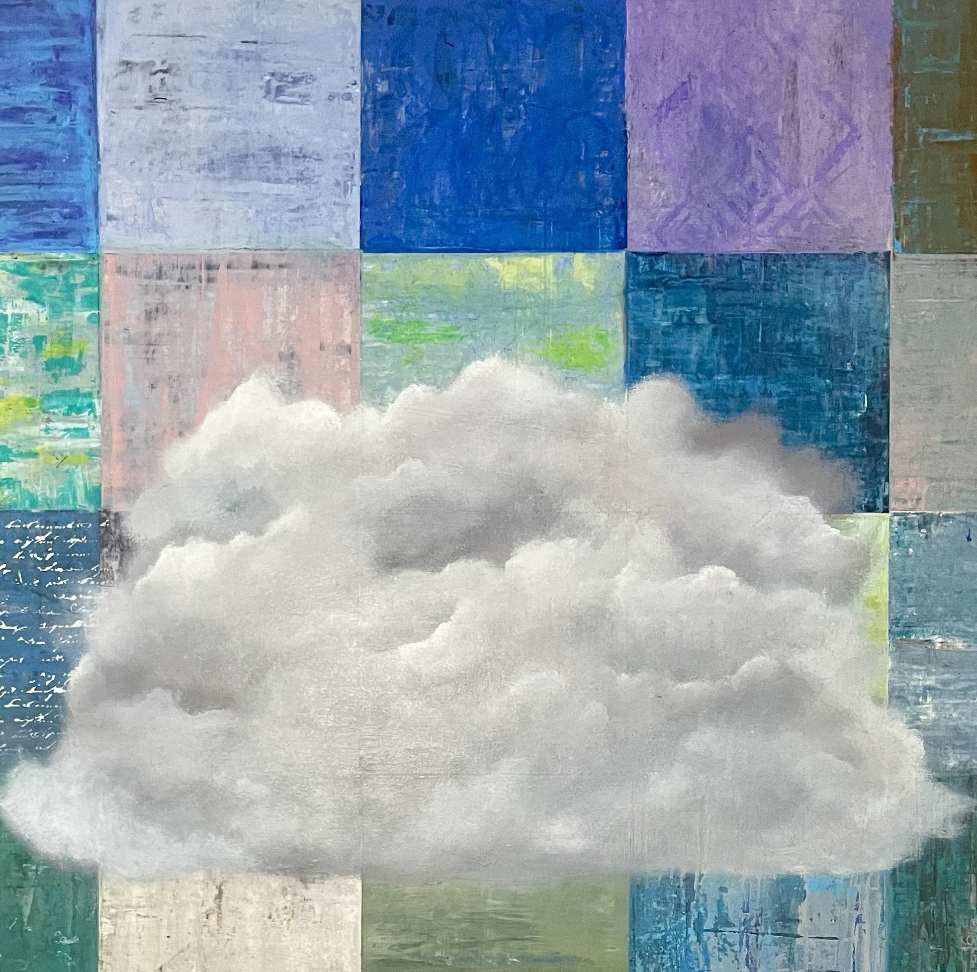 “Cloud over colors” Mixed media on canvas  20