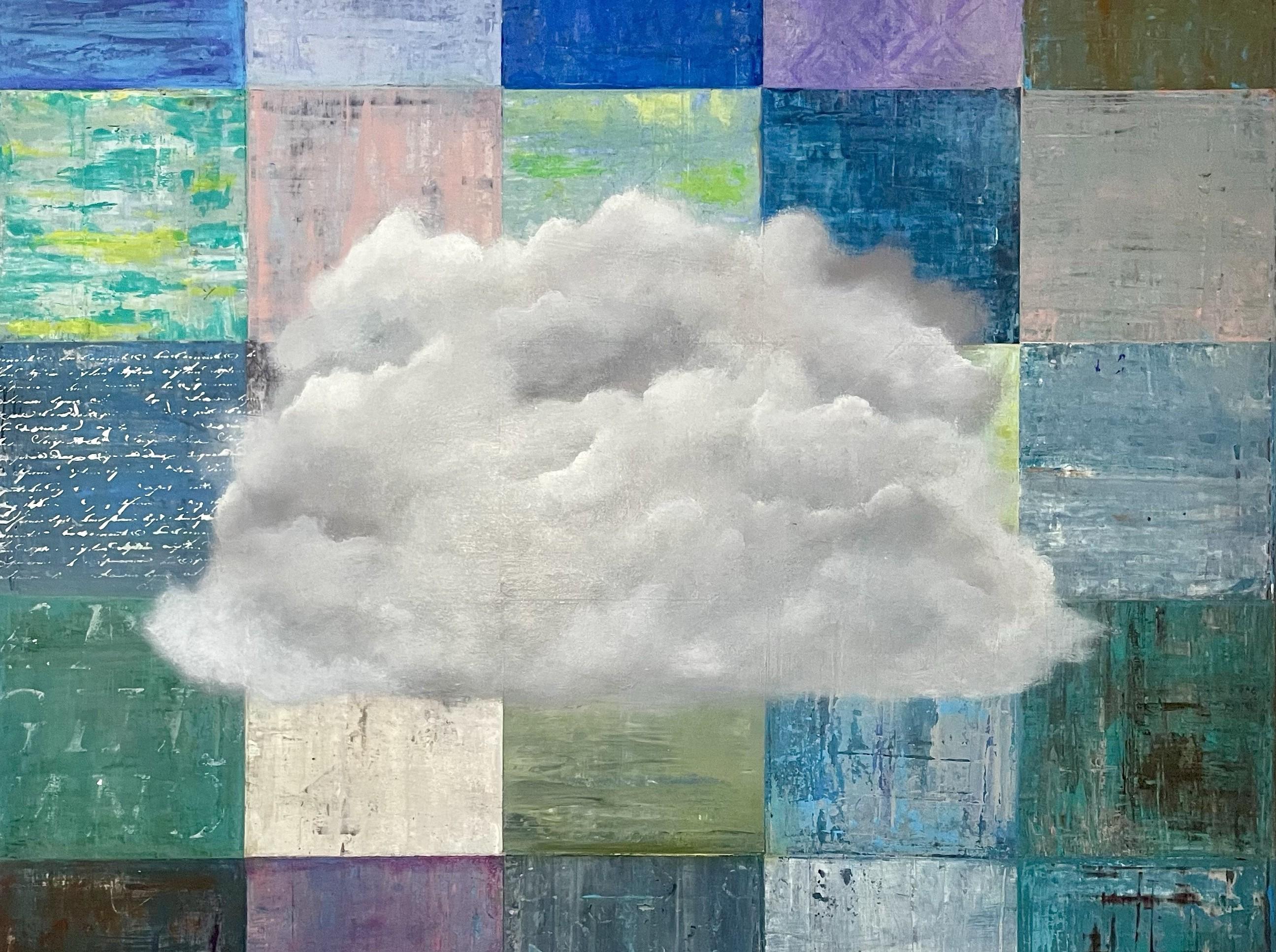  “Cloud over colors” Mixed media on canvas  20