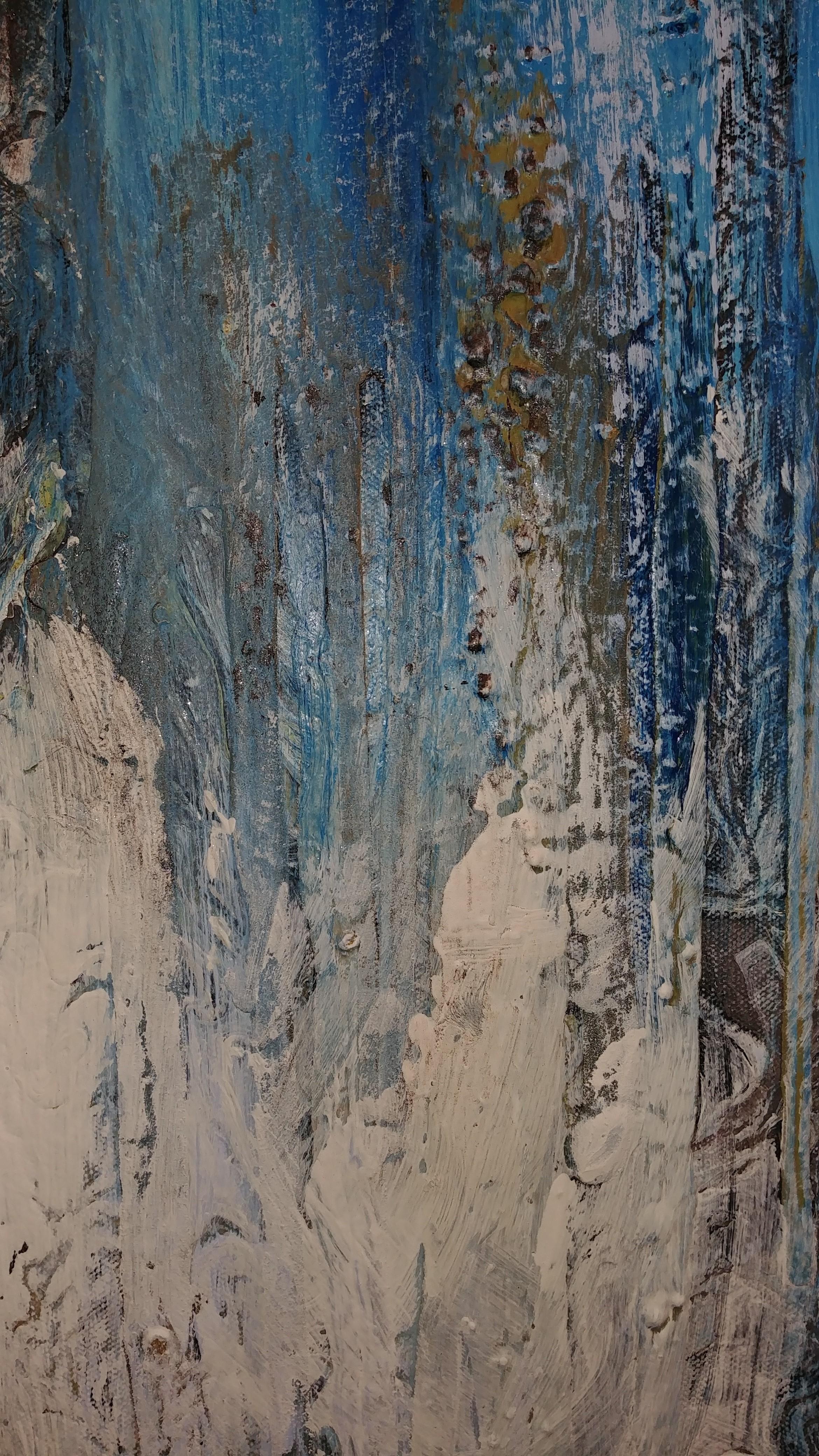 Ever Upward 48 X 48 - Painting di Nancy Seibert
